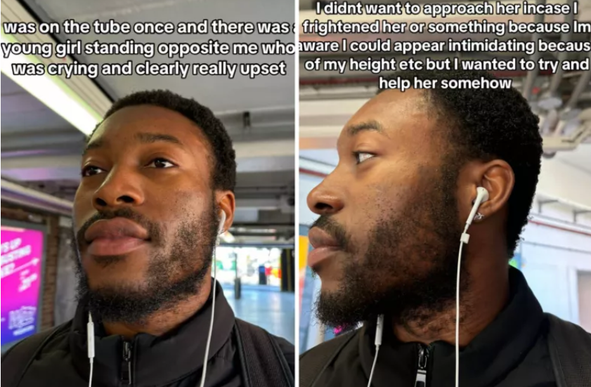Người đàn ông phát hiện một cô gái trẻ khóc nức nở trên tàu điện, cư dân mạng sửng sốt trước những gì xảy ra tiếp theo- Ảnh 1.