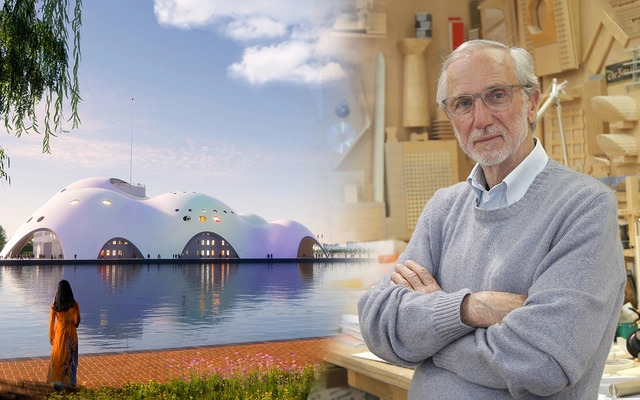 "Nếu Nhà hát Ngọc Trai thu nhỏ bằng quả trứng, mái của nó còn mỏng hơn cả vỏ trứng" - Ảnh 1.