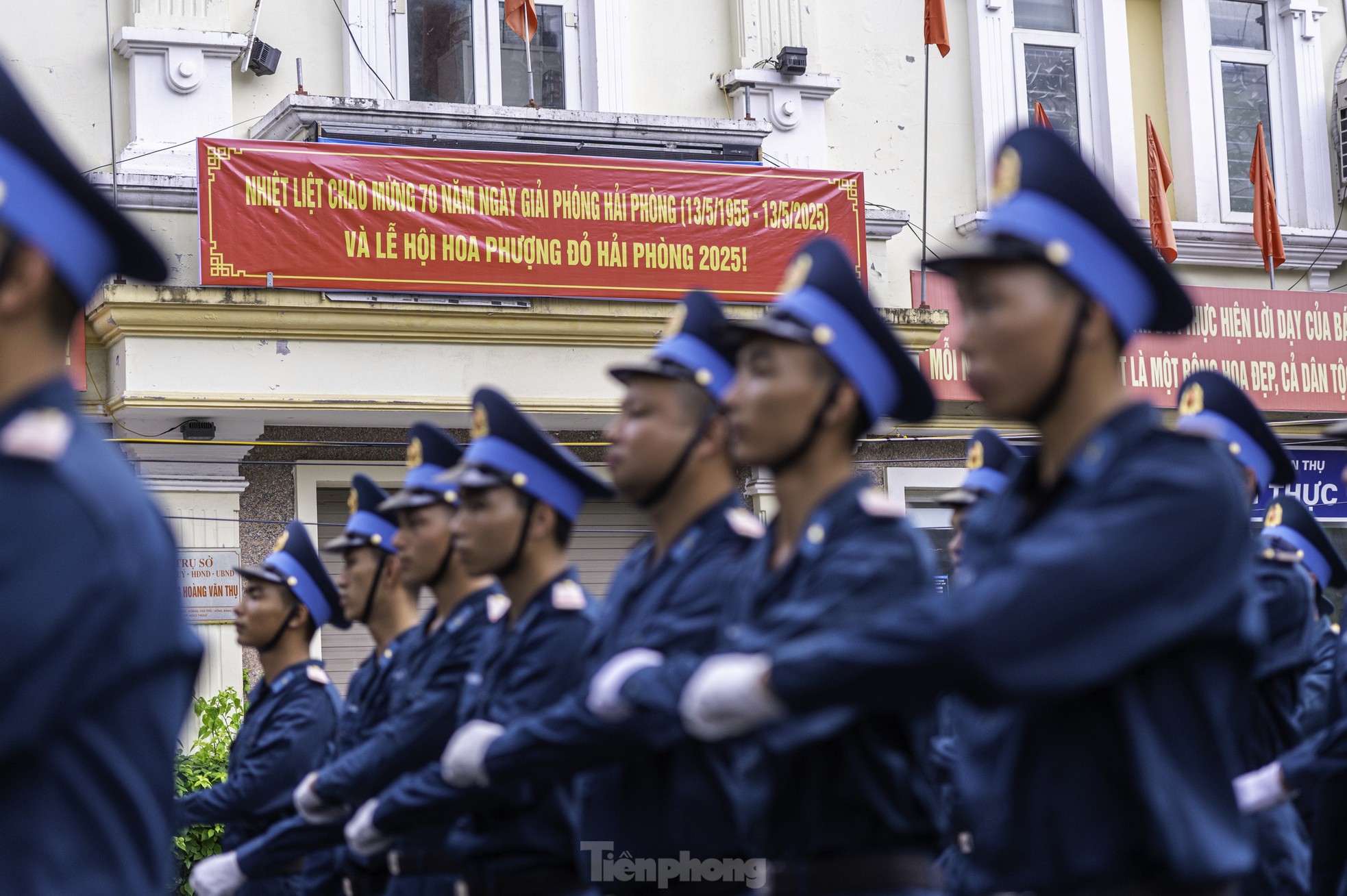 Hải Phòng tổ chức duyệt đội ngũ diễu hành kỷ niệm 70 năm Giải phóng thành phố - Ảnh 9.