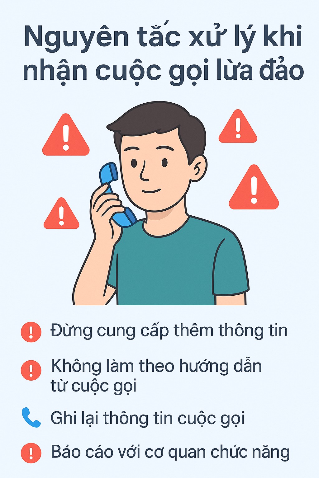 Cách xử lý khi nhận cuộc gọi lừa đảo nêu rõ cả họ tên, số CCCD và thẻ ngân hàng- Ảnh 2.