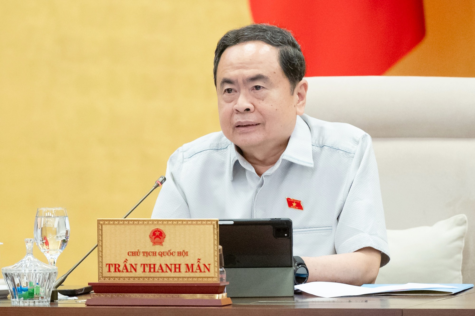 Trần Thanh Mẫn nhấn mạnh giám sát phân cấp quy hoạch không để cấp tỉnh tự ý hoạt động - Ảnh 1. Trần Thanh Mẫn nhấn mạnh giám sát phân cấp quy hoạch không để cấp tỉnh tự ý hoạt động - Ảnh 1.