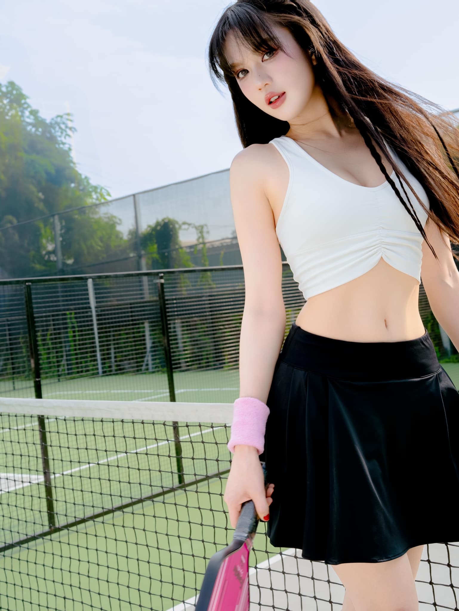 Ngọc Trinh chơi pickleball "cợt nhả vô cùng", thứ cuốn nhất là vòng eo siêu thực - Ảnh 3. Ngọc Trinh chơi pickleball "cợt nhả vô cùng", thứ cuốn nhất là vòng eo siêu thực - Ảnh 3.