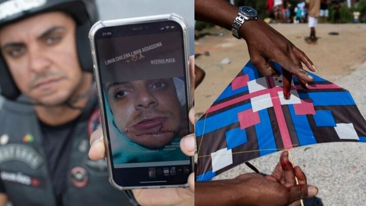 Dây diều cứa cổ gây tai nạn chết người thương tâm ở Brazil - Ảnh 2.