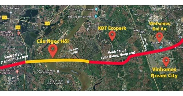 Ấn định ngày đặc biệt cho cây cầu 12.000 tỷ vượt sông Hồng nối với Hưng Yên, xung quanh có 3 siêu đô thị trị giá 13 tỷ USD lớn bậc nhất phía Bắc - Ảnh 1.
