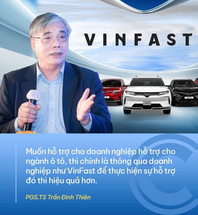 PGS.TS Trần Đình Thiên: Muốn hỗ trợ ngành ô tô, hãy bắt đầu từ những doanh nghiệp đầu chuỗi như VinFast - Ảnh 2. PGS.TS Trần Đình Thiên: Muốn hỗ trợ ngành ô tô, hãy bắt đầu từ những doanh nghiệp đầu chuỗi như VinFast - Ảnh 2.