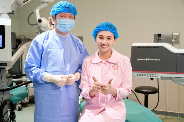 Diễn viên Lã Thanh Huyền: Sau 20 năm cận thị, cuối cùng tôi cũng được sống với đôi mắt tự do - Ảnh 3.