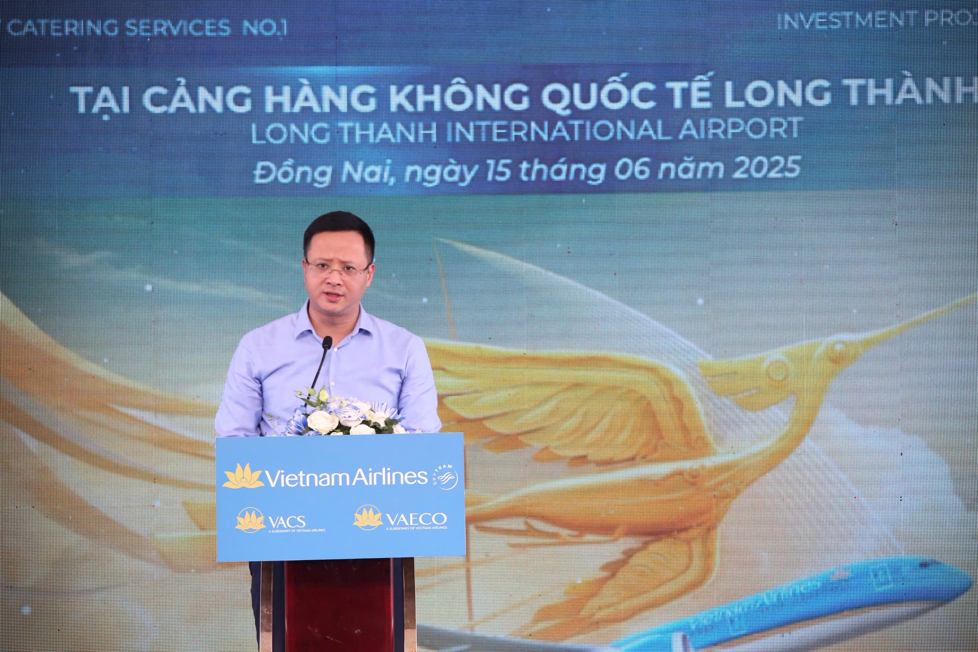 Vietnam Airlines khởi công 2 dự án gần 1.800 tỉ đồng tại sân bay Long Thành- Ảnh 2. Vietnam Airlines khởi công 2 dự án gần 1.800 tỉ đồng tại sân bay Long Thành- Ảnh 2.