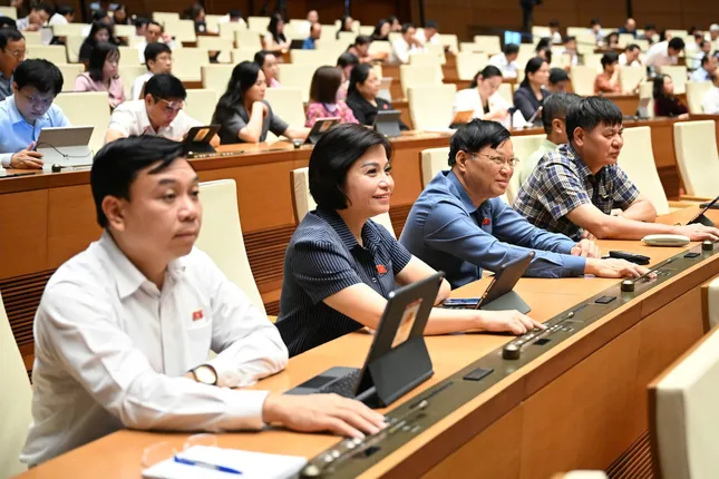 Quốc hội xem xét Nghị quyết sửa đổi Hiến pháp năm 2013 Hôm nay - Ảnh 1.