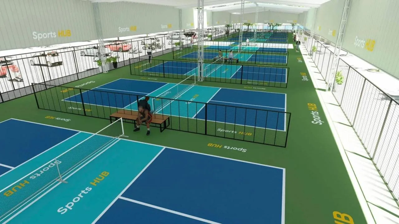 S&acirc;n pickleball H&agrave; Nội bị sập do mưa gi&ocirc;ng: Chủ đầu tư vi phạm nghi&ecirc;m trọng - Ảnh 6.
