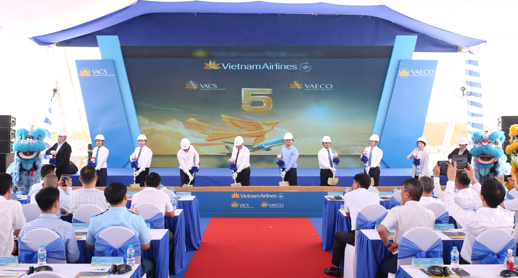 Vietnam Airlines khởi công 2 dự án gần 1.800 tỉ đồng tại sân bay Long Thành- Ảnh 1. Vietnam Airlines khởi công 2 dự án gần 1.800 tỉ đồng tại sân bay Long Thành- Ảnh 1.