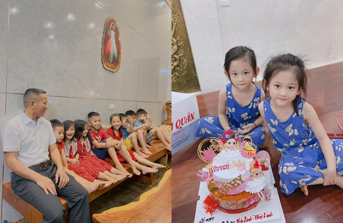 Cặp vợ chồng ở Nghệ An sinh 16 người con, nhà toàn biệt thự, tiết lộ bí quyết càng đẻ càng giàu - Ảnh 11.