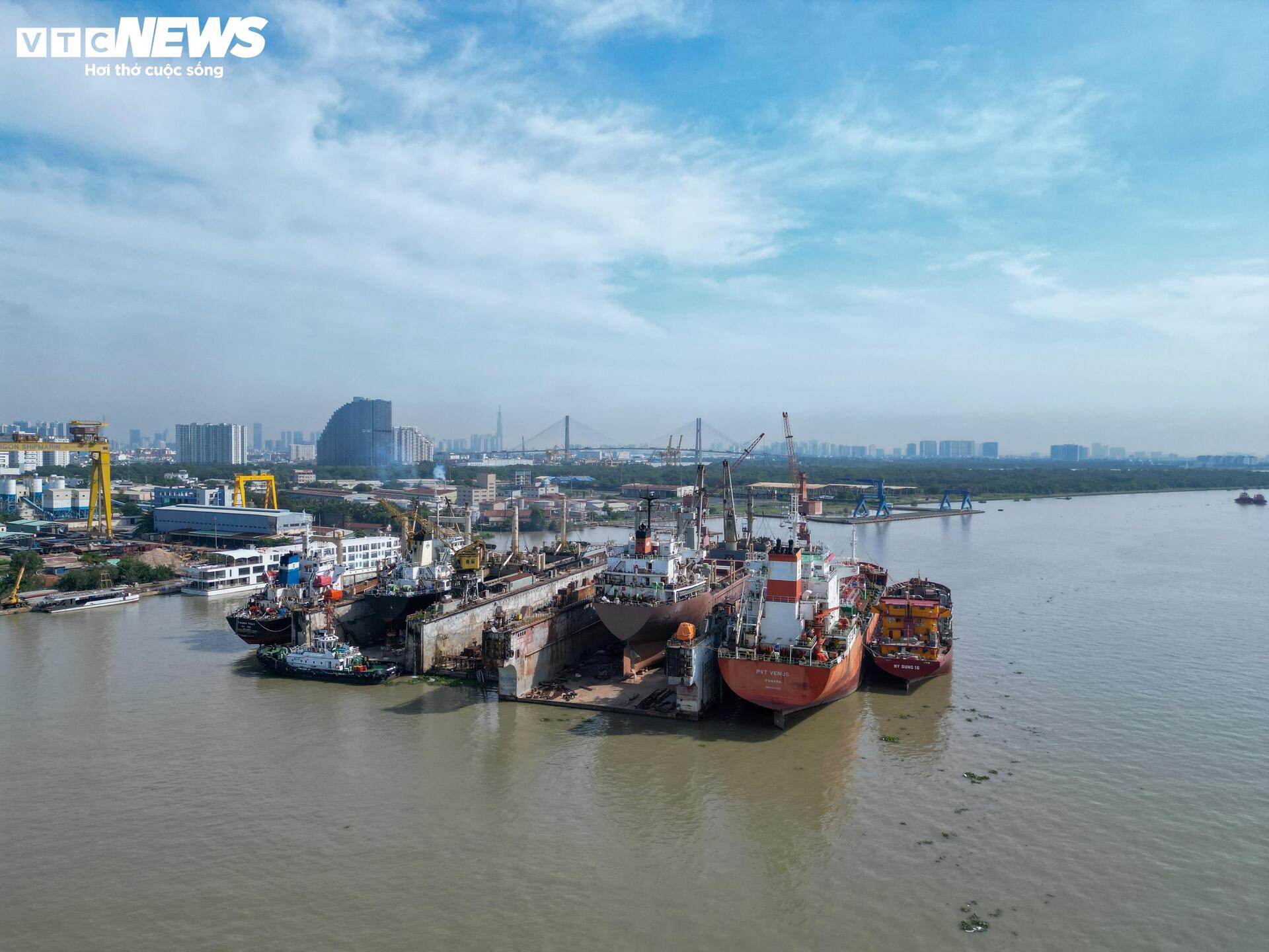 Cận cảnh dự án cầu đường Phú Mỹ 2 kết nối Nam Sài Gòn và sân bay Long Thành - Ảnh 7. Cận cảnh dự án cầu đường Phú Mỹ 2 kết nối Nam Sài Gòn và sân bay Long Thành - Ảnh 7.