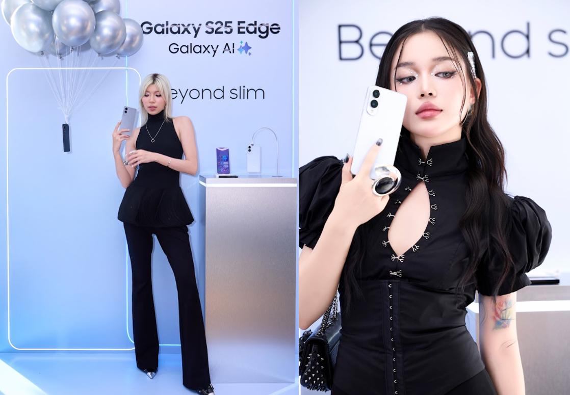 Galaxy S25 Edge đốn tim Linh Ngọc Đàm & Đồng Ánh Quỳnh tại workshop SamZone: mỏng, xịn, chụp ảnh đỉnh - Ảnh 2.