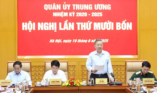 Tổng Bí thư Tô Lâm yêu cầu Quân ủy Trung ương thực hiện 3 trọng tâm , 3 quyết liệt - Ảnh 1. Tổng Bí thư Tô Lâm yêu cầu Quân ủy Trung ương thực hiện 3 trọng tâm , 3 quyết liệt - Ảnh 1.
