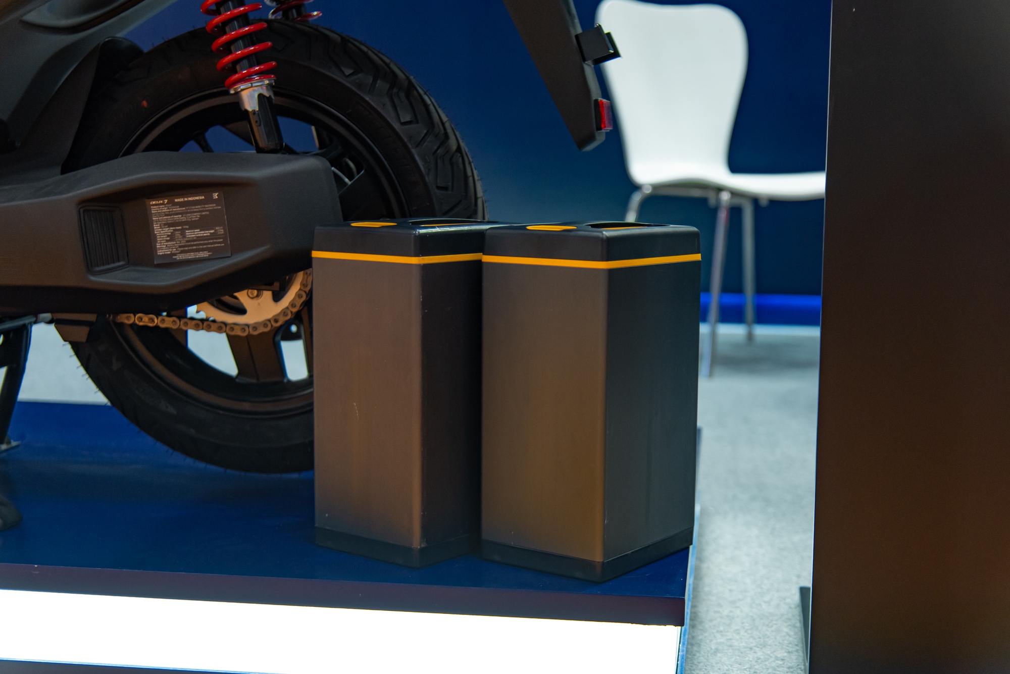 E3 Mobility Deux7 - Xe máy điện Hàn Quốc mới lạ về Việt Nam: Giá dự kiến 100 triệu đồng, nhỏ hơn SH, chạy 120km/sạc - Ảnh 19.