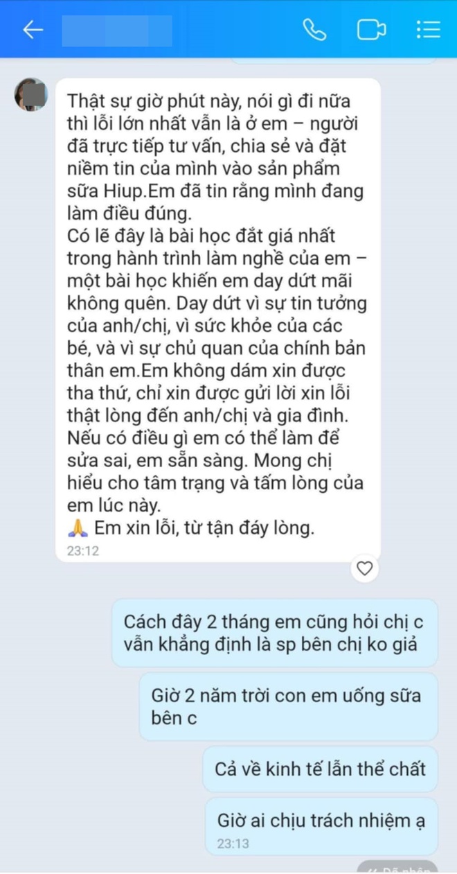 2 năm chi h&agrave;ng chục triệu mua sữa giả Hiup, mẹ đau đớn hỏi người b&aacute;n th&igrave; chỉ nhận được lời đ&ugrave;n đẩy tr&aacute;ch nhiệm cho NSX- Ảnh 6.