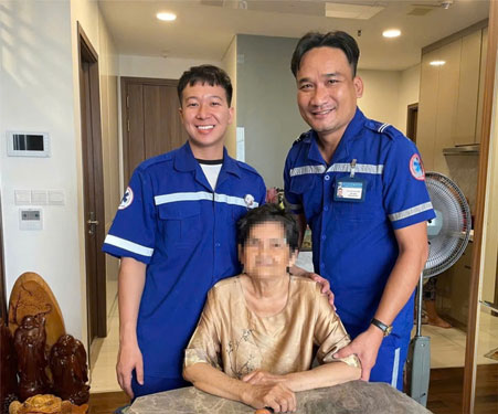 Nữ bệnh nhân 63 tuổi ngưng thở vượt cửa tử nhờ hệ thống cấp cứu 115 - Ảnh 1.