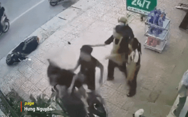 Bắt Chu Quang Đức, kẻ côn đồ đánh đập hung bạo 2 cô gái giữa phố- Ảnh 2.