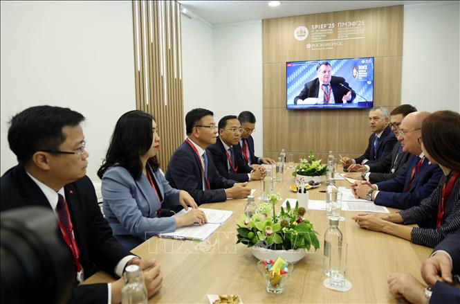 Tổng thống Putin: Chúng tôi sẵn sàng cung cấp cho "những người bạn Việt Nam" cơ hội làm việc ở Nga - Ảnh 4. Tổng thống Putin: Chúng tôi sẵn sàng cung cấp cho "những người bạn Việt Nam" cơ hội làm việc ở Nga - Ảnh 2.