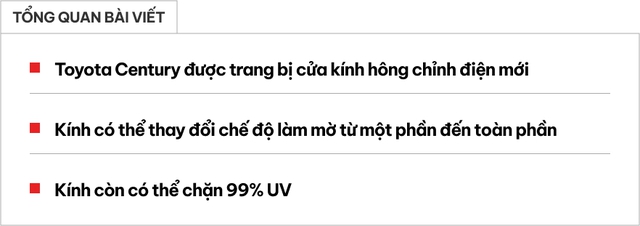 Công nghệ kính mới này giúp chủ xe Toyota khỏi sợ nhìn trộm vào bên trong mà không cần che rèm - Ảnh 1.