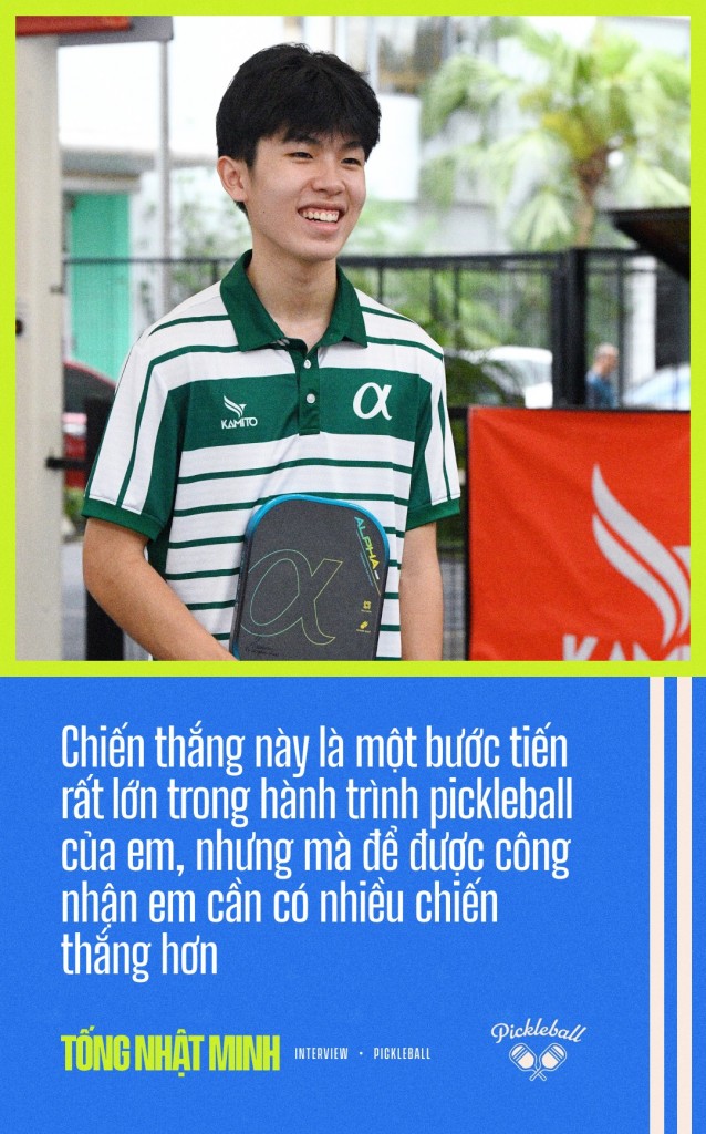 Hiện tượng Pickleball 17 tuổi Tống Nhật Minh: Từng bị ép cầm vợt mà giờ "quật ngã" cả top 2 châu Á - Ảnh 5. Hiện tượng Pickleball 17 tuổi Tống Nhật Minh: Từng bị ép cầm vợt mà giờ "quật ngã" cả top 2 châu Á - Ảnh 5.