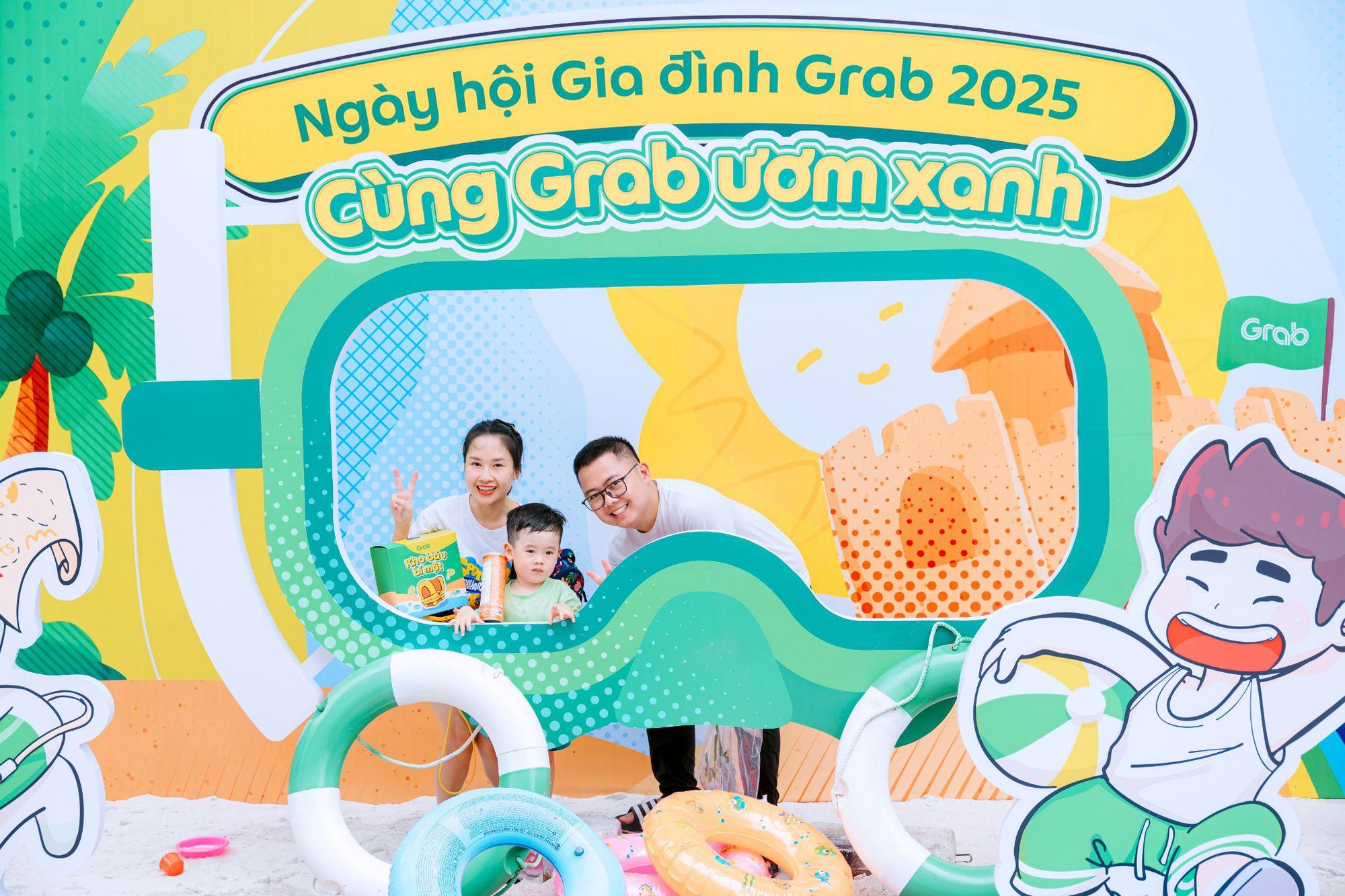 Hàng trăm gia đình đối tác tham gia Ngày hội gia đình Grab 2025: Vỡ òa cảm xúc tình thân - Ảnh 2. Hàng trăm gia đình đối tác tham gia Ngày hội gia đình Grab 2025: Vỡ òa cảm xúc tình thân - Ảnh 2.