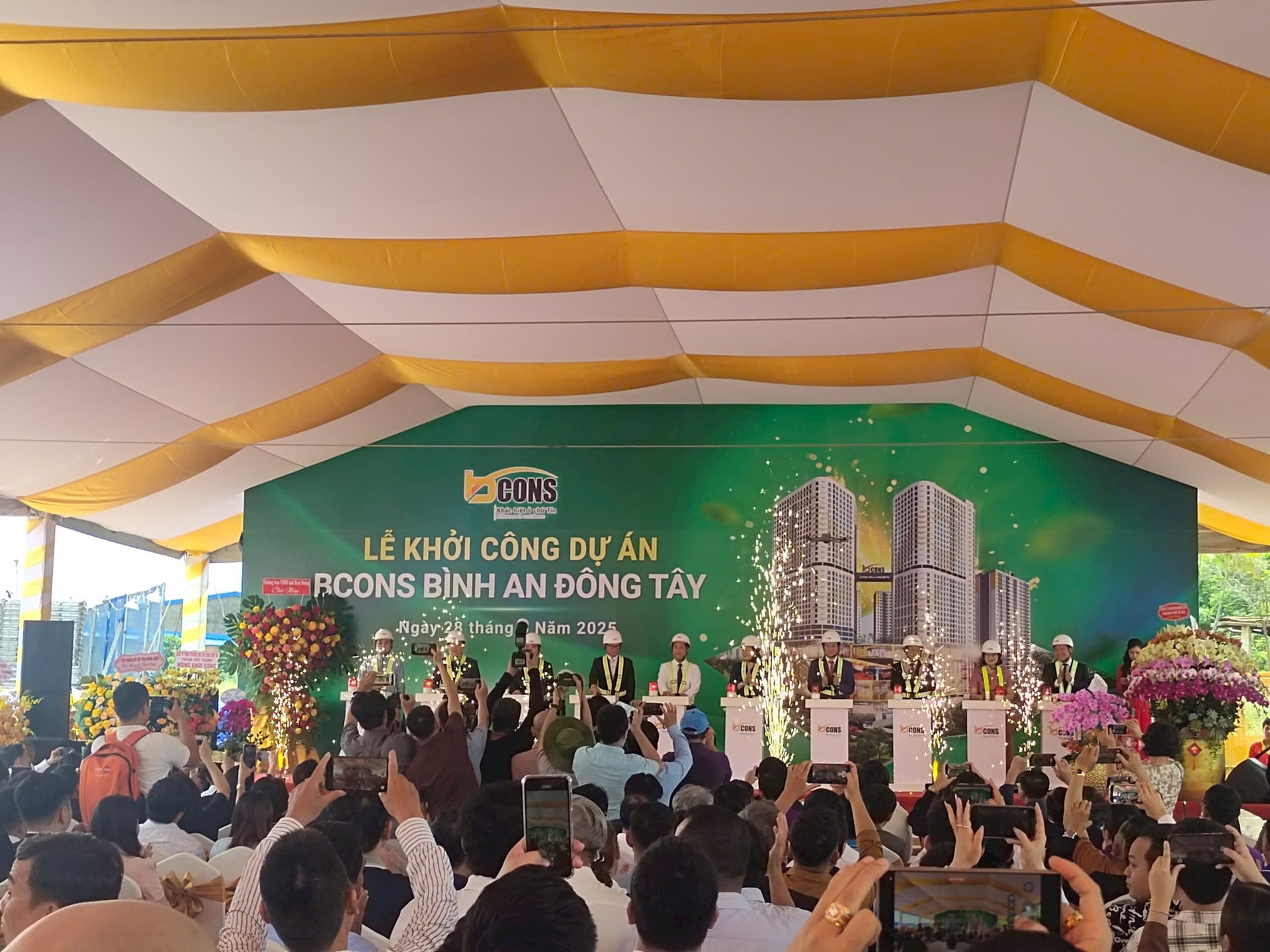 Bcons khởi công dự án tháp đôi 39 tầng hơn 6.500 tỷ đồng tại Bình Dương - Ảnh 1. Bcons khởi công dự án tháp đôi 39 tầng hơn 6.500 tỷ đồng tại Bình Dương - Ảnh 1.