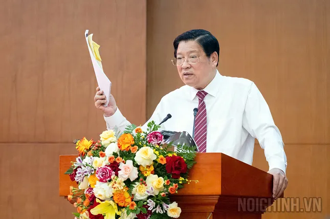 Trưởng Ban Nội chính Trung ương yêu cầu cán bộ đổi mới tư duy công tác - Ảnh 1.