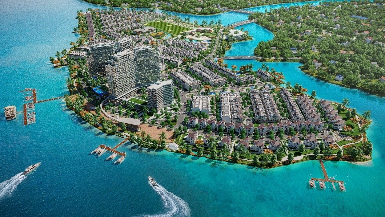 Không chọn đất vàng, Vinhomes, Nam Cường, TTC, Kusto… quyết rót nghìn tỷ xây hàng trăm biệt thự, căn hộ ở “đảo” nổi giữa lòng thành phố - Ảnh 1.