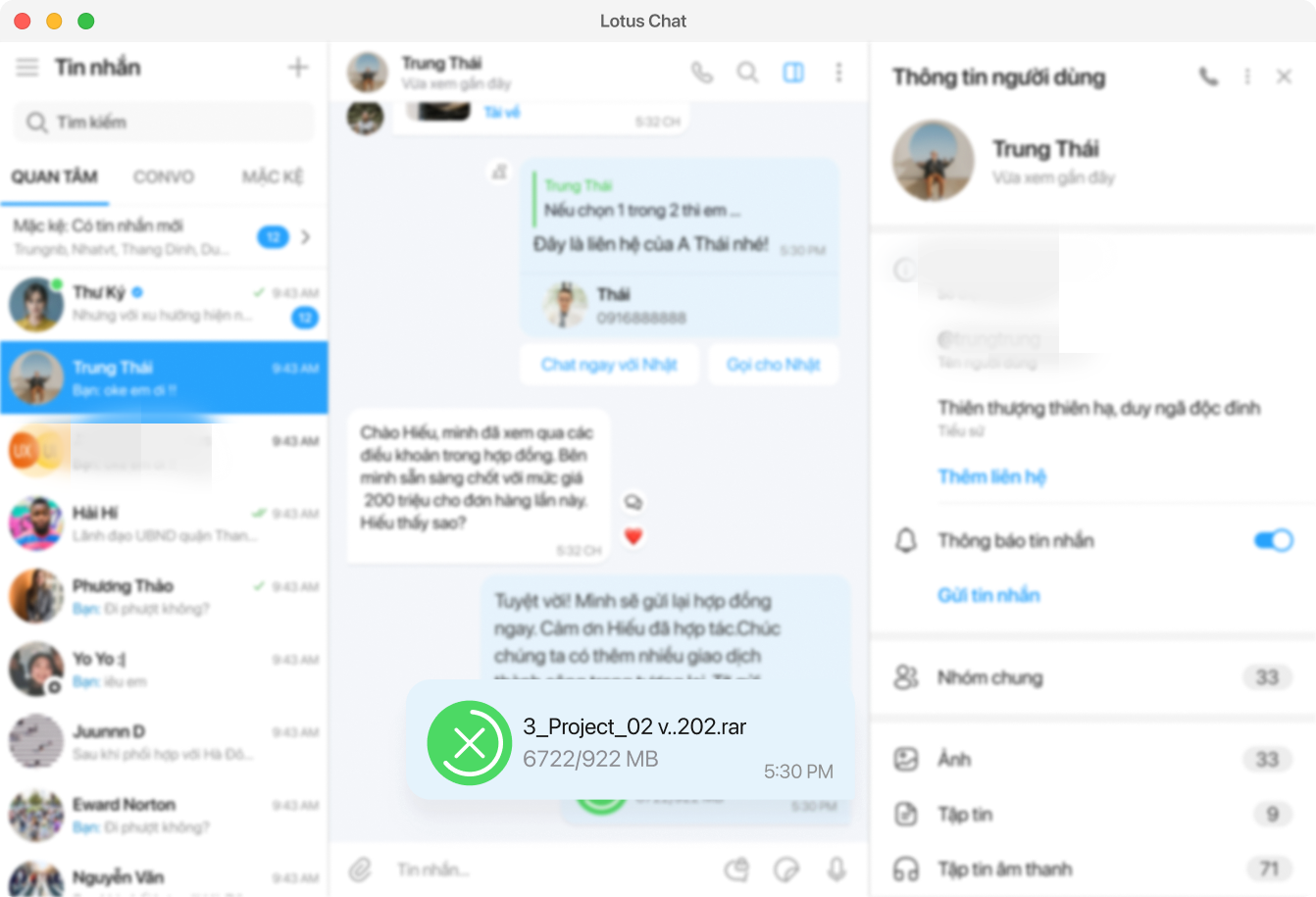 Đây là tính năng Lotus Chat cung cấp miễn phí dù app chat khác "tính tiền": - Ảnh 2.