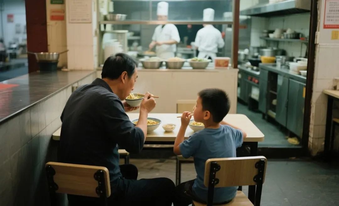 Hai cha con ăn một bát mì, vừa quay lưng đi, chủ quán thốt lên: "Ông bố này chắc chẳng vào nổi viện dưỡng lão!" - Ảnh 2. Hai cha con ăn một bát mì, vừa quay lưng đi, chủ quán thốt lên: "Ông bố này chắc chẳng vào nổi viện dưỡng lão!" - Ảnh 2.