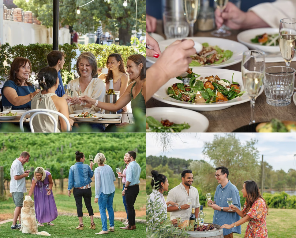 Thung lũng Swan là điểm đến cho du khách muốn tận hưởng không gian yên bình, thưởng thức rượu vang hảo hạng và ẩm thực đặc sắc của vùng đất Tây Australia. Ảnh: Swanvalley.com.au.