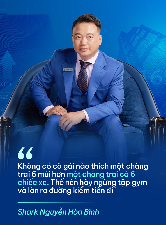 Shark B&igrave;nh: &ldquo;Kh&ocirc;ng c&oacute; c&ocirc; g&aacute;i n&agrave;o th&iacute;ch một ch&agrave;ng trai 6 m&uacute;i hơn một ch&agrave;ng trai c&oacute; 6 chiếc xe, thế n&ecirc;n h&atilde;y ngừng tập gym v&agrave; lăn ra đường kiếm tiền đi&rdquo;- Ảnh 1.