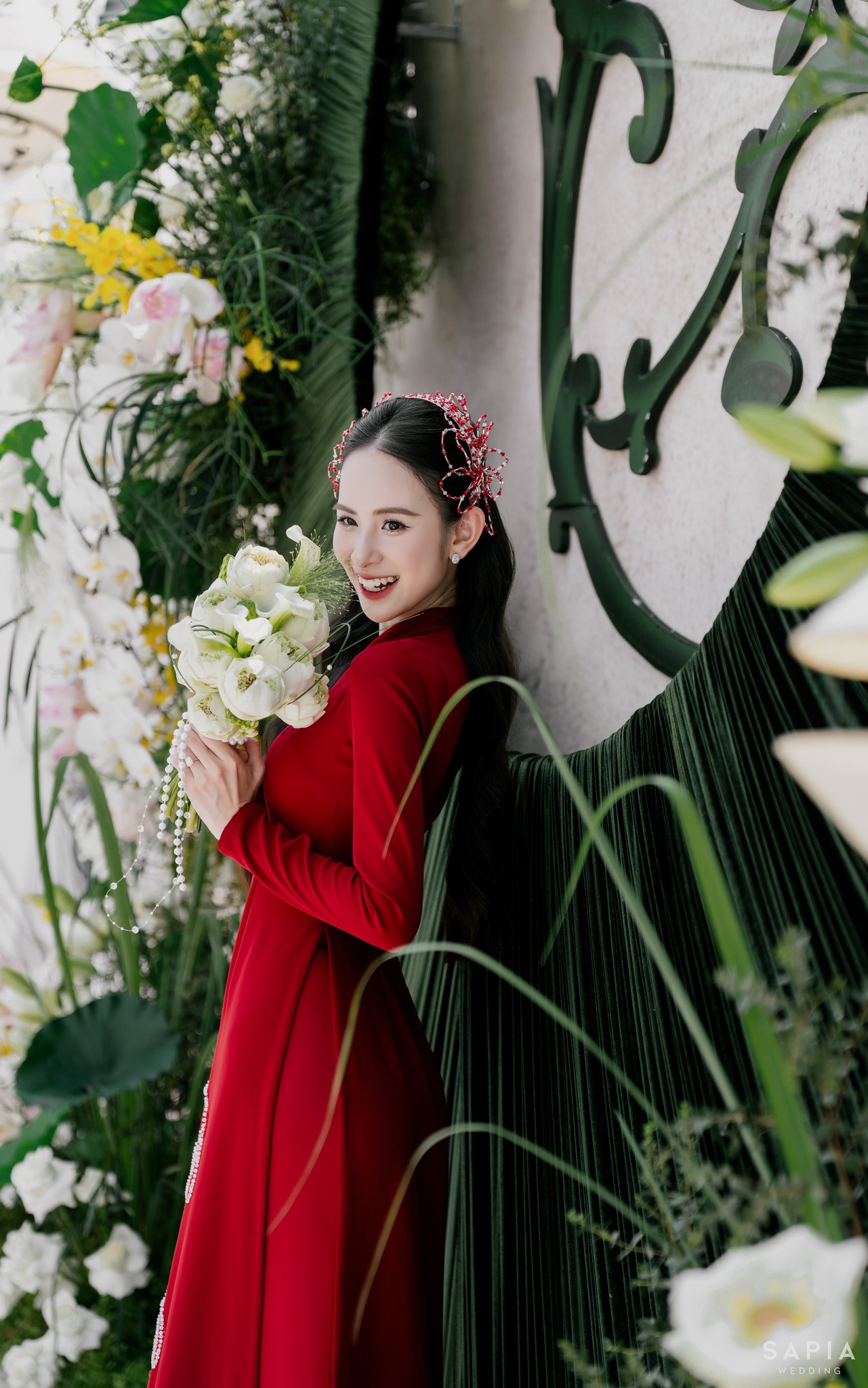 Trọn vẹn đ&aacute;m hỏi của Hương Li&ecirc;n v&agrave; thiếu gia điển trai: Từng chi tiết đều hướng về c&ocirc; d&acirc;u- Ảnh 15.