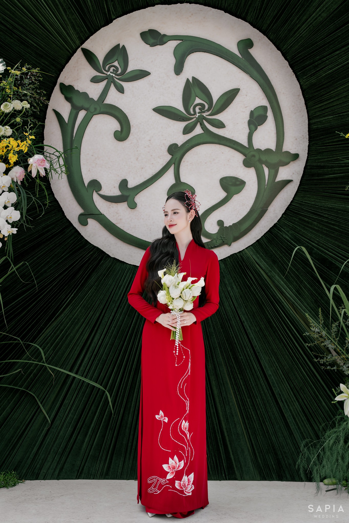 Trọn vẹn đ&aacute;m hỏi của Hương Li&ecirc;n v&agrave; thiếu gia điển trai: Từng chi tiết đều hướng về c&ocirc; d&acirc;u- Ảnh 4.