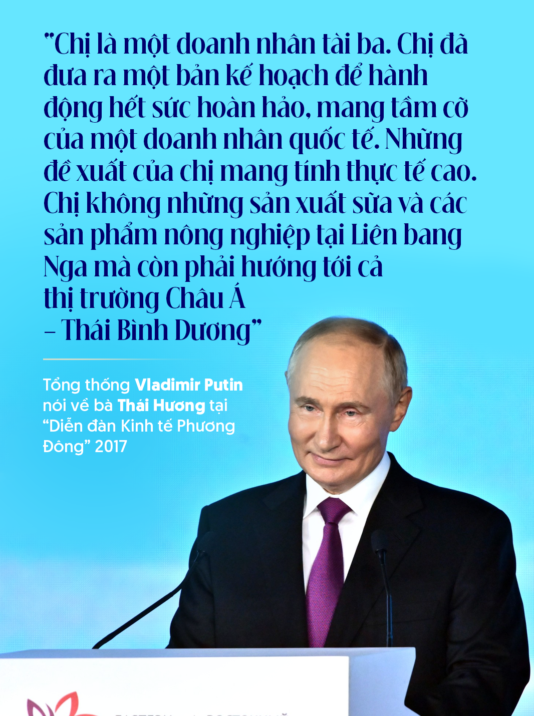 Bà Thái Hương biến "vùng đất hoang" ở Nga thành "mỏ vàng": Câu chuyện khiến TT Putin ca ngợi - Ảnh 3. Bà Thái Hương biến "vùng đất hoang" ở Nga thành "mỏ vàng": Câu chuyện khiến TT Putin ca ngợi - Ảnh 3.