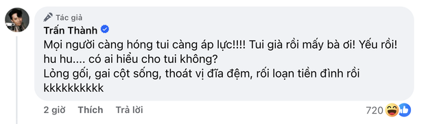 Tình trạng bệnh tật đáng lo của Trấn Thành- Ảnh 1. Tình trạng bệnh tật đáng lo của Trấn Thành- Ảnh 1.