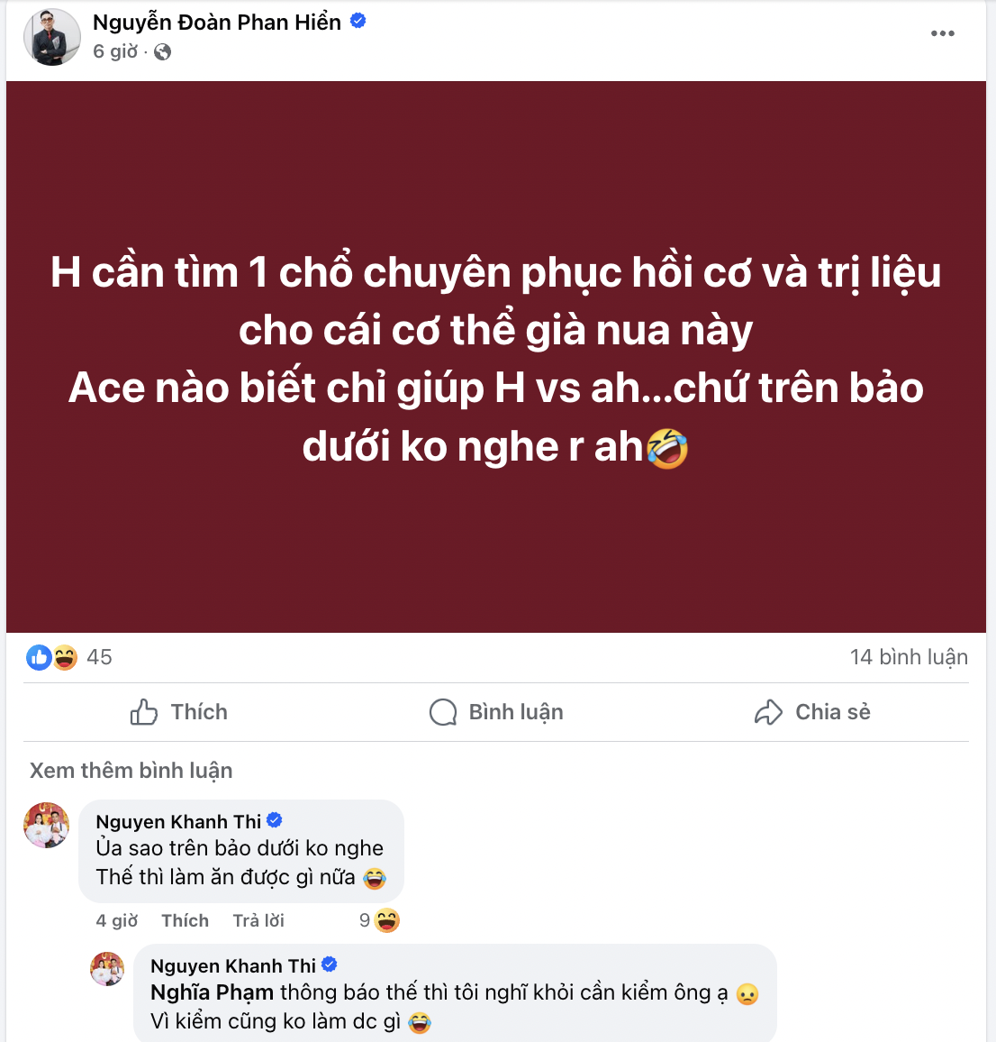 K&igrave; lạ Kh&aacute;nh Thi U50 ng&agrave;y c&agrave;ng trẻ đẹp, Phan Hiển k&eacute;m 12 tuổi lại "gi&agrave; nua", t&igrave;m chỗ trị liệu gấp! - Ảnh 2.