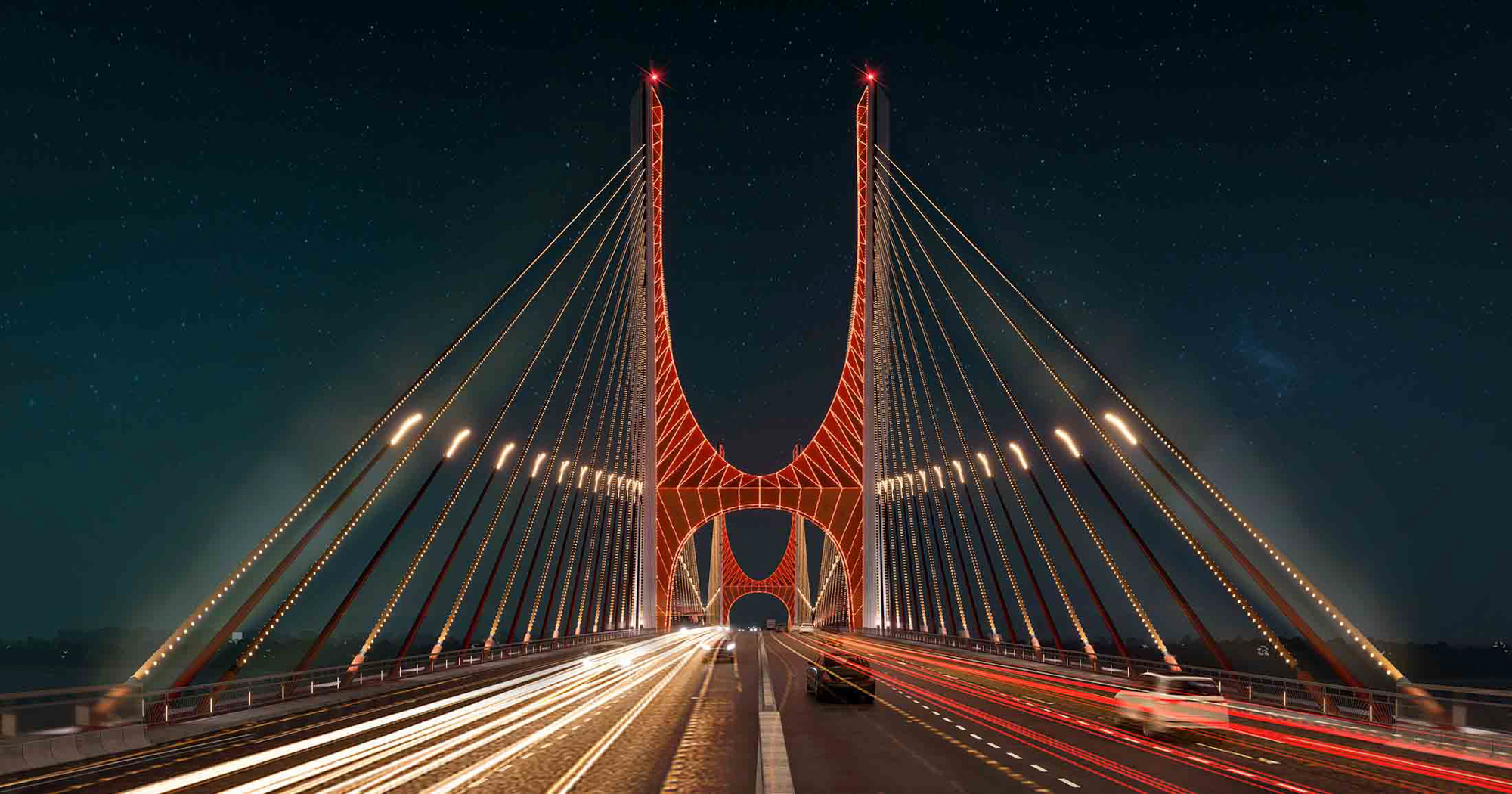 Đường vành đai 3,5 dài 43 km có hàng loạt diễn biến mới: Sắp khởi công cầu 12.000 tỷ đồng, hoàn thiện đoạn 8 làn xe- Ảnh 2. Đường vành đai 3,5 dài 43 km có hàng loạt diễn biến mới: Sắp khởi công cầu 12.000 tỷ đồng, hoàn thiện đoạn 8 làn xe- Ảnh 2.