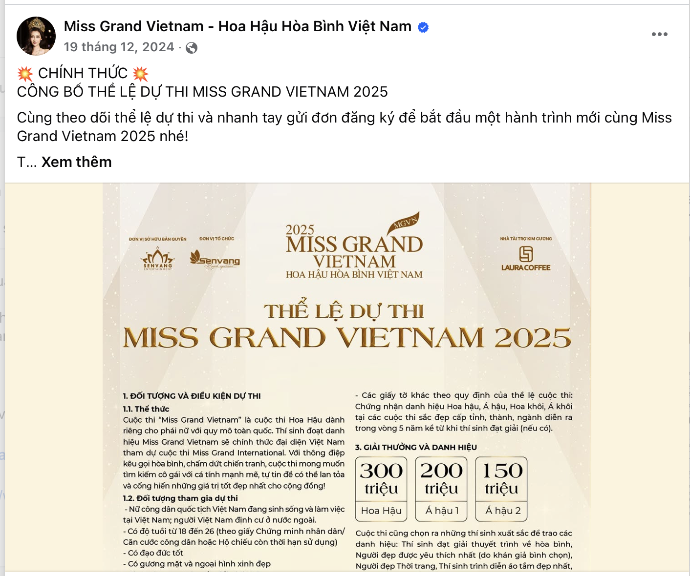 Sau bê bối của Thuỳ Tiên, "khai tử" Hoa hậu Hoà bình Việt Nam? - Ảnh 1.