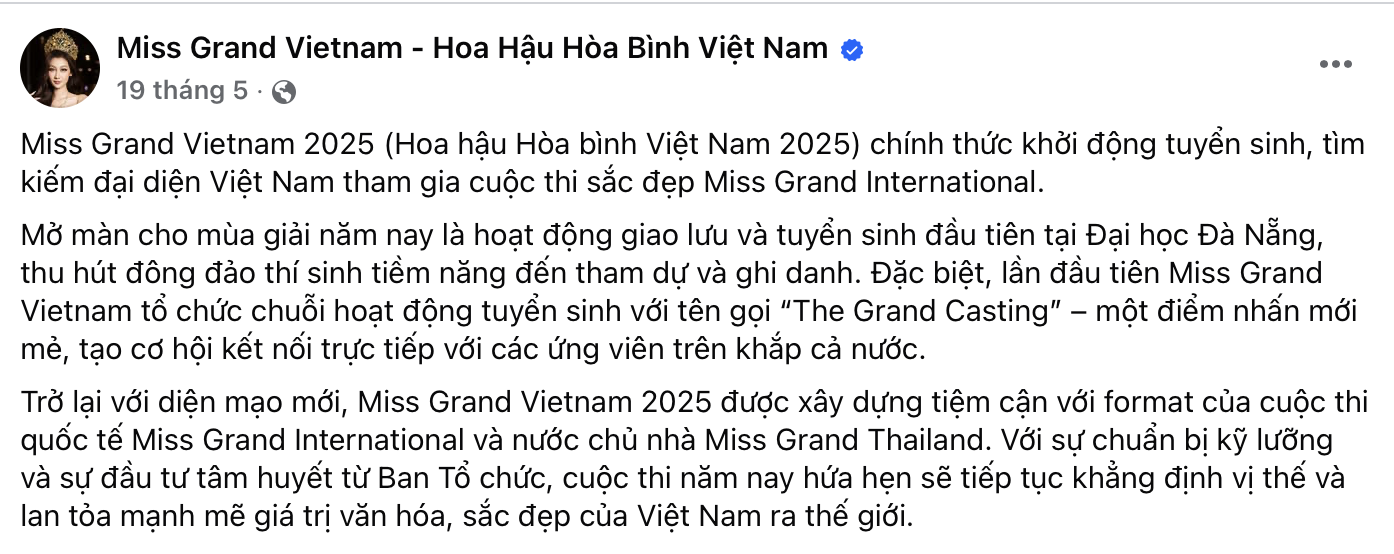 Sau bê bối của Thuỳ Tiên, "khai tử" Hoa hậu Hoà bình Việt Nam? - Ảnh 2.