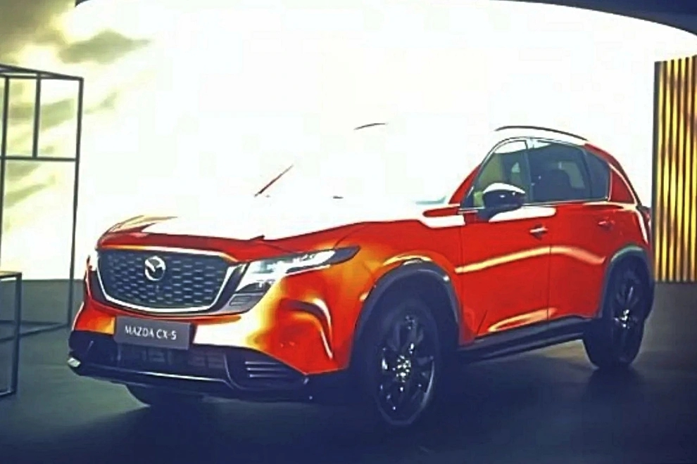 Mazda CX-5 2026 lần đầu có loạt ảnh chính thức: Lộ rõ nét cụm đèn mới, nhiều đường nét góc cạnh hơn, logo hybrid, ra mắt ngay tuần sau - Ảnh 5.