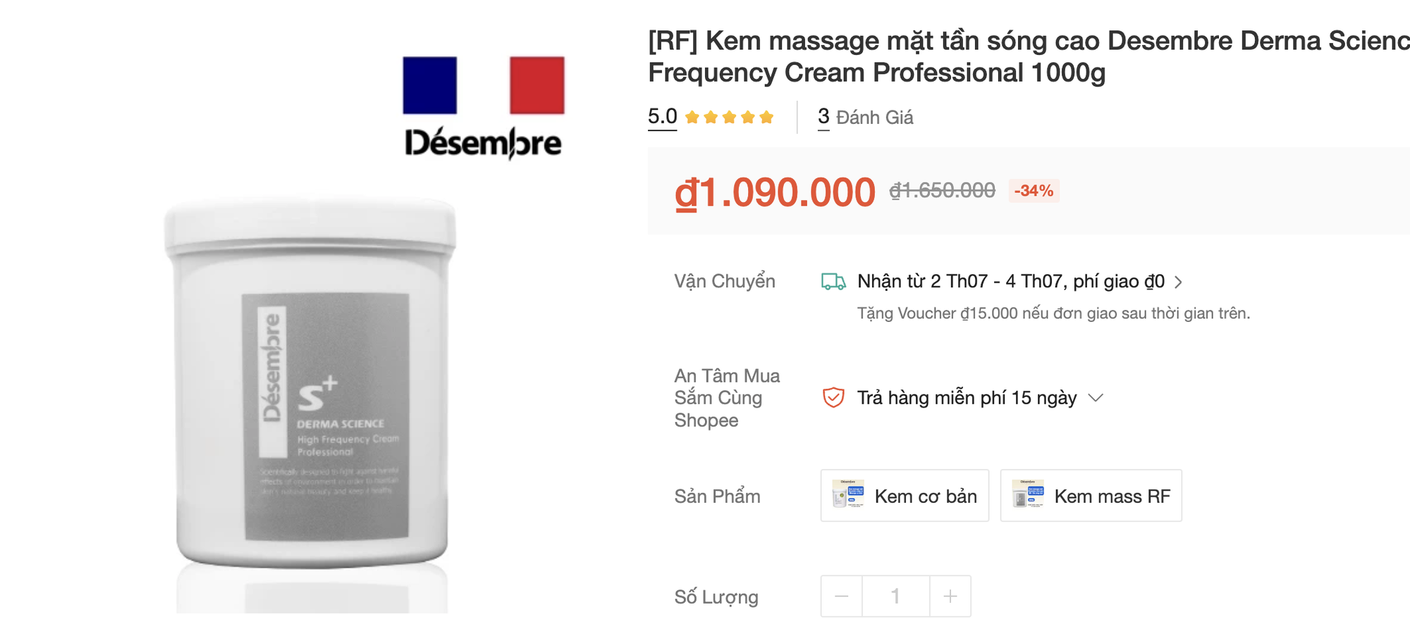 Thu hồi một sản phẩm kem massage nhập khẩu từ Hàn Quốc- Ảnh 2.