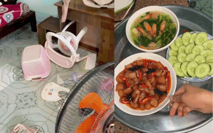 Chồng lương 8 triệu nuôi cả nhà 4 người sống trong phòng trọ 12m2: Bí quyết để vẫn có tiền dư - Ảnh 1.