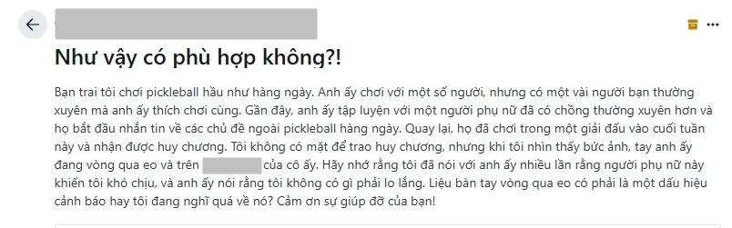 Ghen tuông trên sân pickleball: Ôm eo người đã có chồng để ăn mừng chiến thắng là sao?- Ảnh 1.