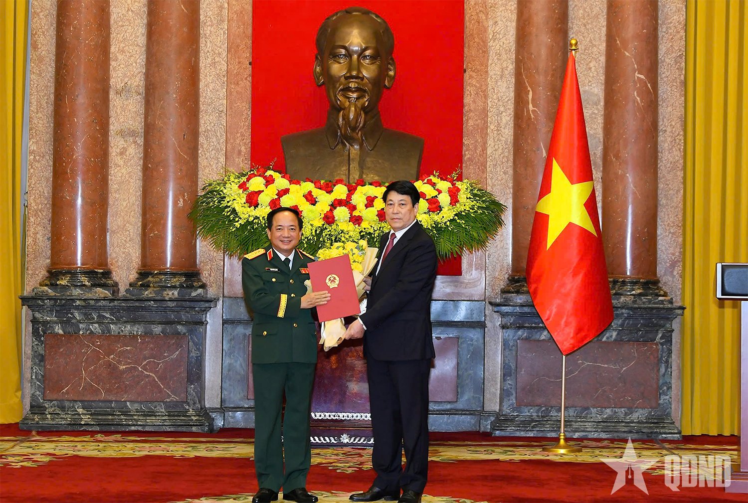 Chủ nhiệm Tổng cục Chính trị QĐND Việt Nam Trịnh Văn quyết được thăng quân hàm Đại tướng - Ảnh 1. Chủ nhiệm Tổng cục Chính trị QĐND Việt Nam Trịnh Văn quyết được thăng quân hàm Đại tướng - Ảnh 1.