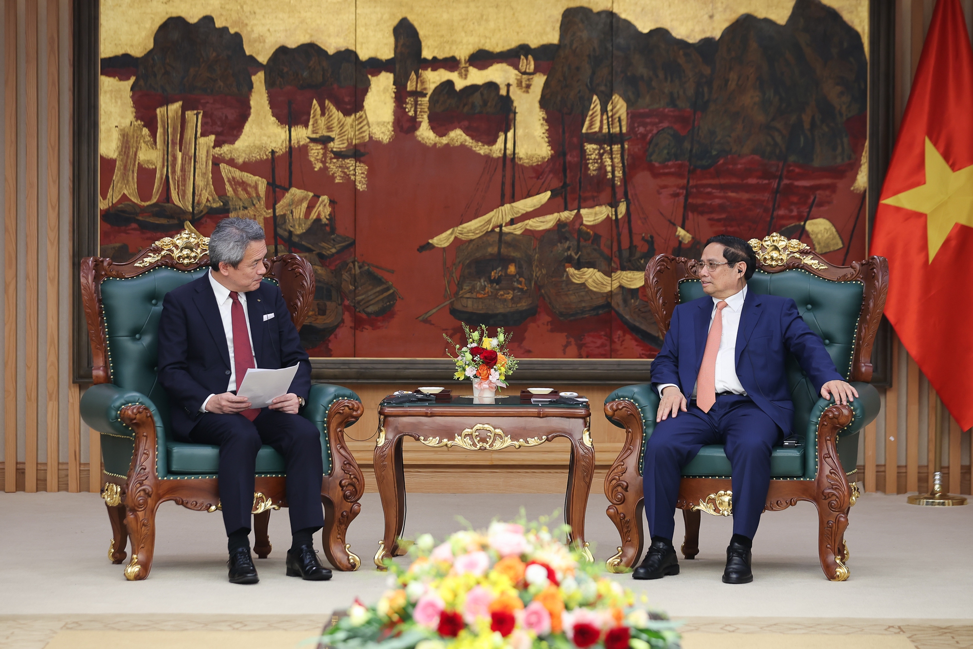 Thủ tướng hoan ngh&ecirc;nh Tập đo&agrave;n Marubeni (Nhật Bản) mở rộng đầu tư chiến lược tại Việt Nam- Ảnh 2.