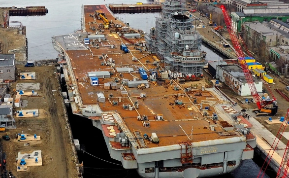 Hé lộ số phận chiếc tàu sân bay duy nhất của Nga: Có thể bị bán làm phế liệu - Ảnh 1.