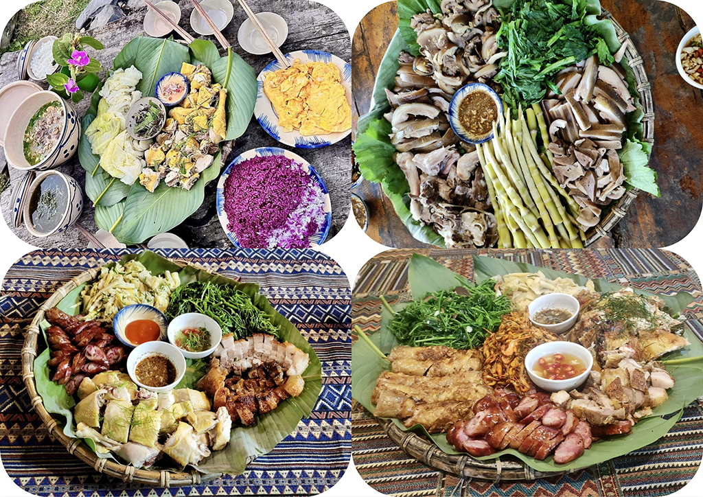 Khách Tây bất ngờ khi ăn bữa trưa kiểu miền núi, nhận xét: "Ở Mỹ chúng tôi không thể làm thế này" - Ảnh 2.