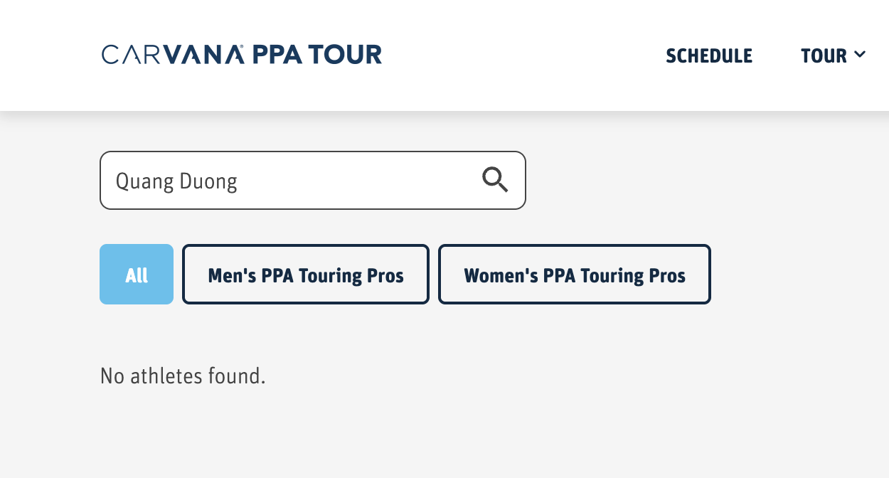 Quang Dương "bay m&agrave;u" tr&ecirc;n bảng xếp hạng PPA thế giới, mất suất chơi Picklebal đỉnh cao- Ảnh 2.